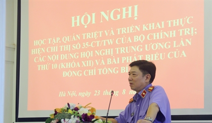 Đảng bộ Viện KSND TP Hà Nội tổ chức Hội nghị phổ biến, quán...